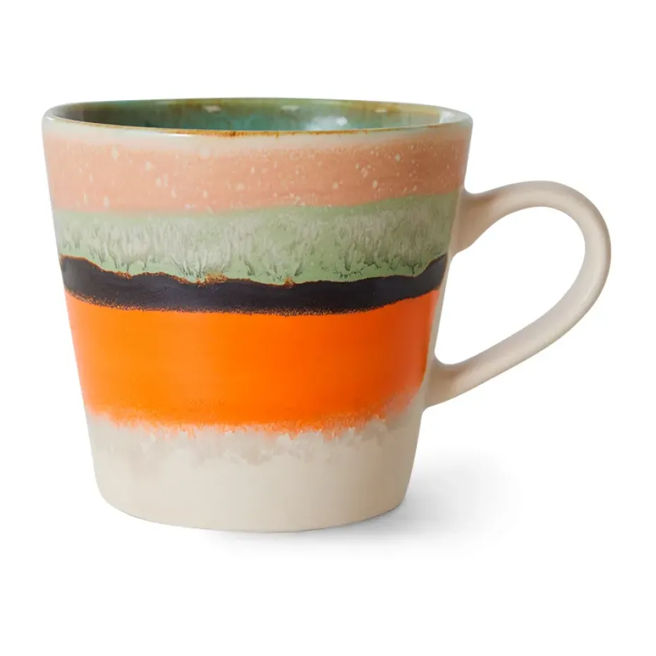 Taza para capuchino 70's, Burst
