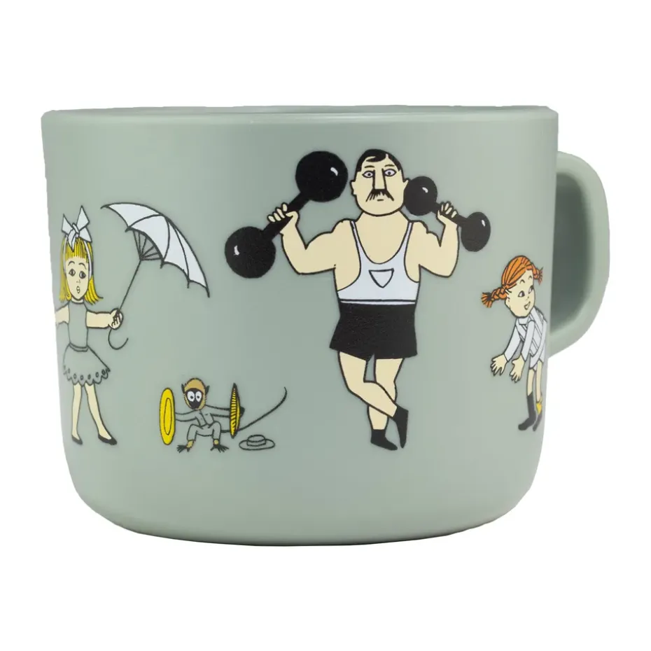 Taza Pippi Cirkus 25 cl, Verde