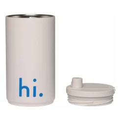 Taza portátil Design Letters 35 cl, Hi-pastel beige
