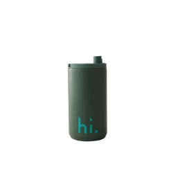 Taza portátil Design Letters 35 cl, Hi-myrtle green