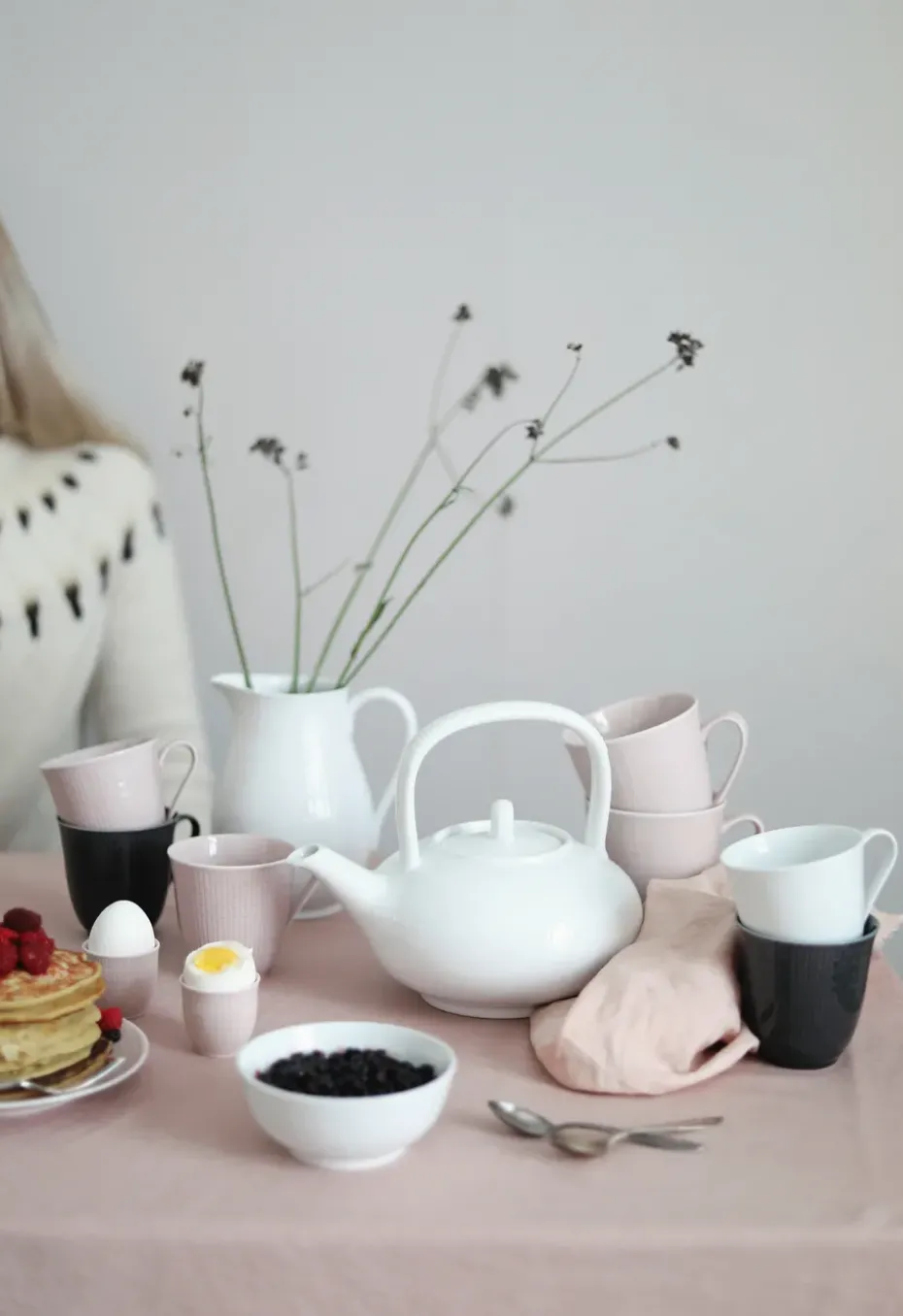 Taza Swedish Grace, 50 cl, rosa