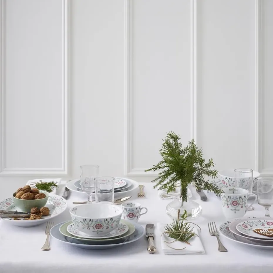 Taza Swedish Grace Winter 10cl, blanco
