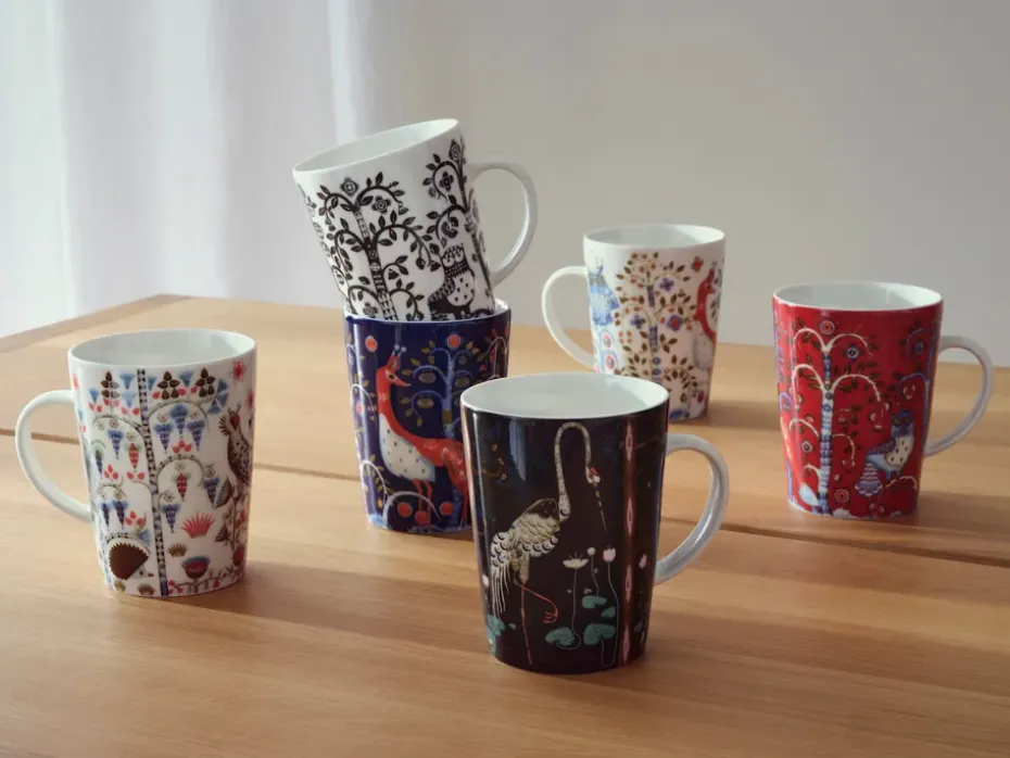 Taza Taika 40 cl, rojo