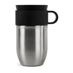 Taza térmica para coche Ted 28 cm, Plata