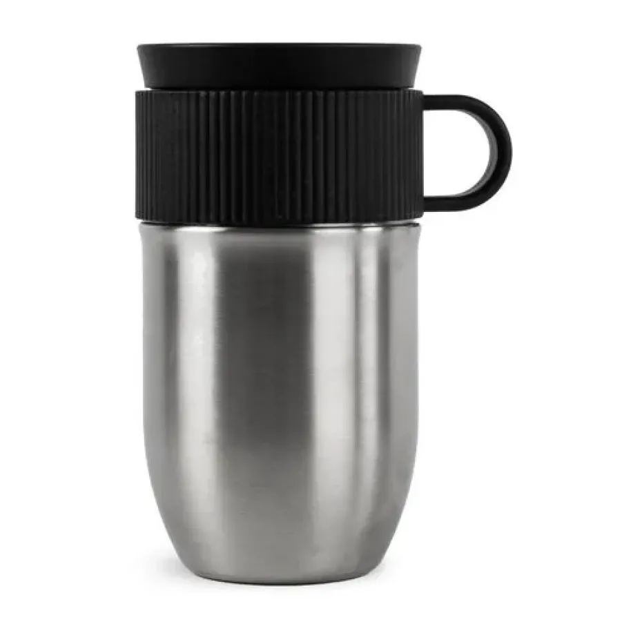 Taza térmica para coche Ted 28 cm, Plata