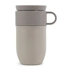 Taza térmica para coche Ted 28 cm, Beige