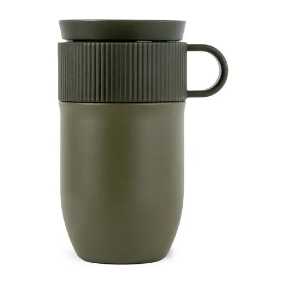 Taza térmica para coche Ted 28 cm, Verde