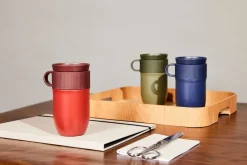 Taza térmica para coche Ted 28 cm, Verde