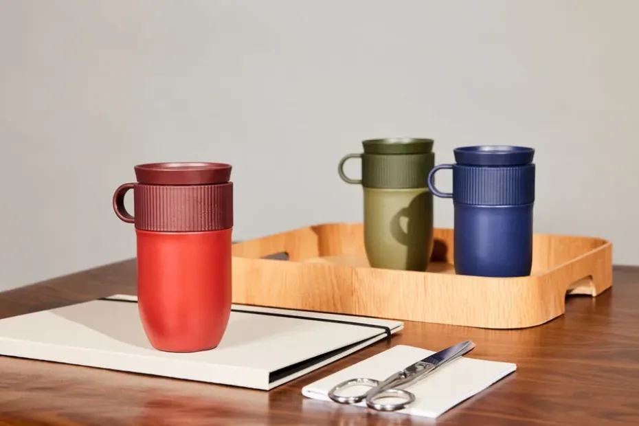 Taza térmica para coche Ted 28 cm, Verde