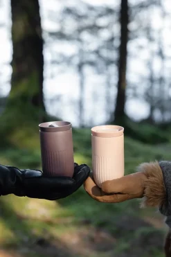 Taza térmica para coche Tova 32 cl, Marrón Pantone