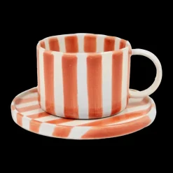 Taza y platillo Monica, Óxido