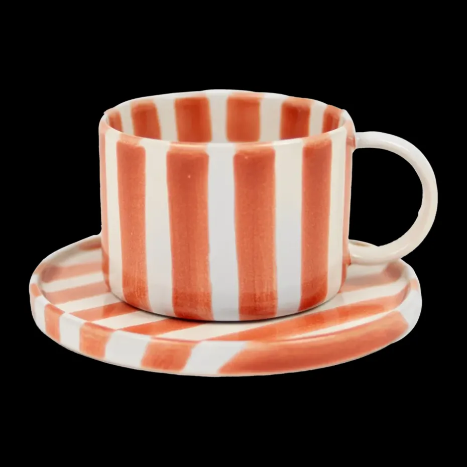 Taza y platillo Monica, Óxido