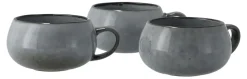 Taza y plato Amera, gris