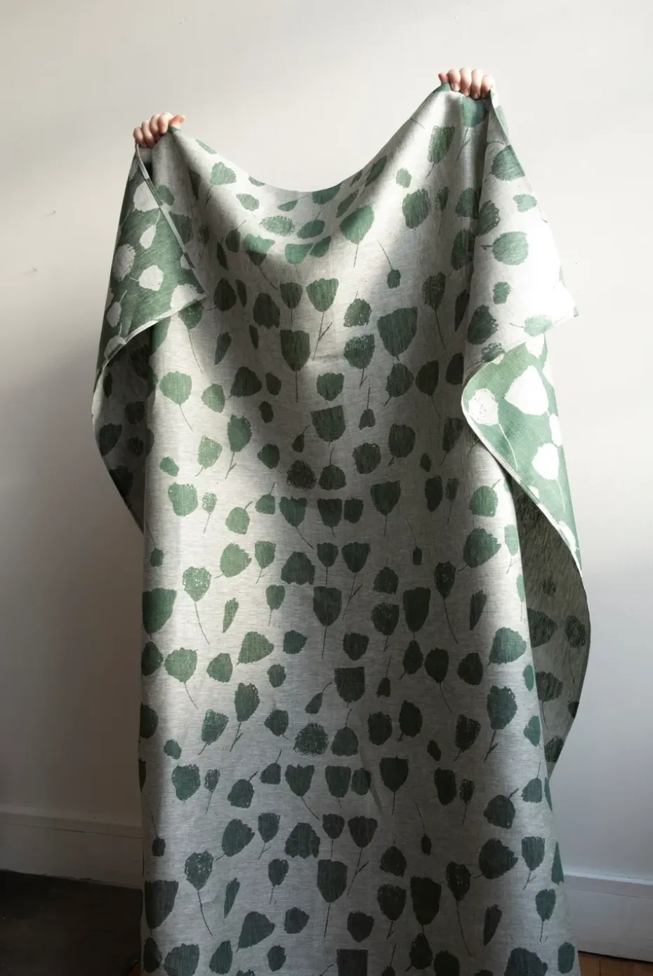 Tela Bouquet, Verde-off-white