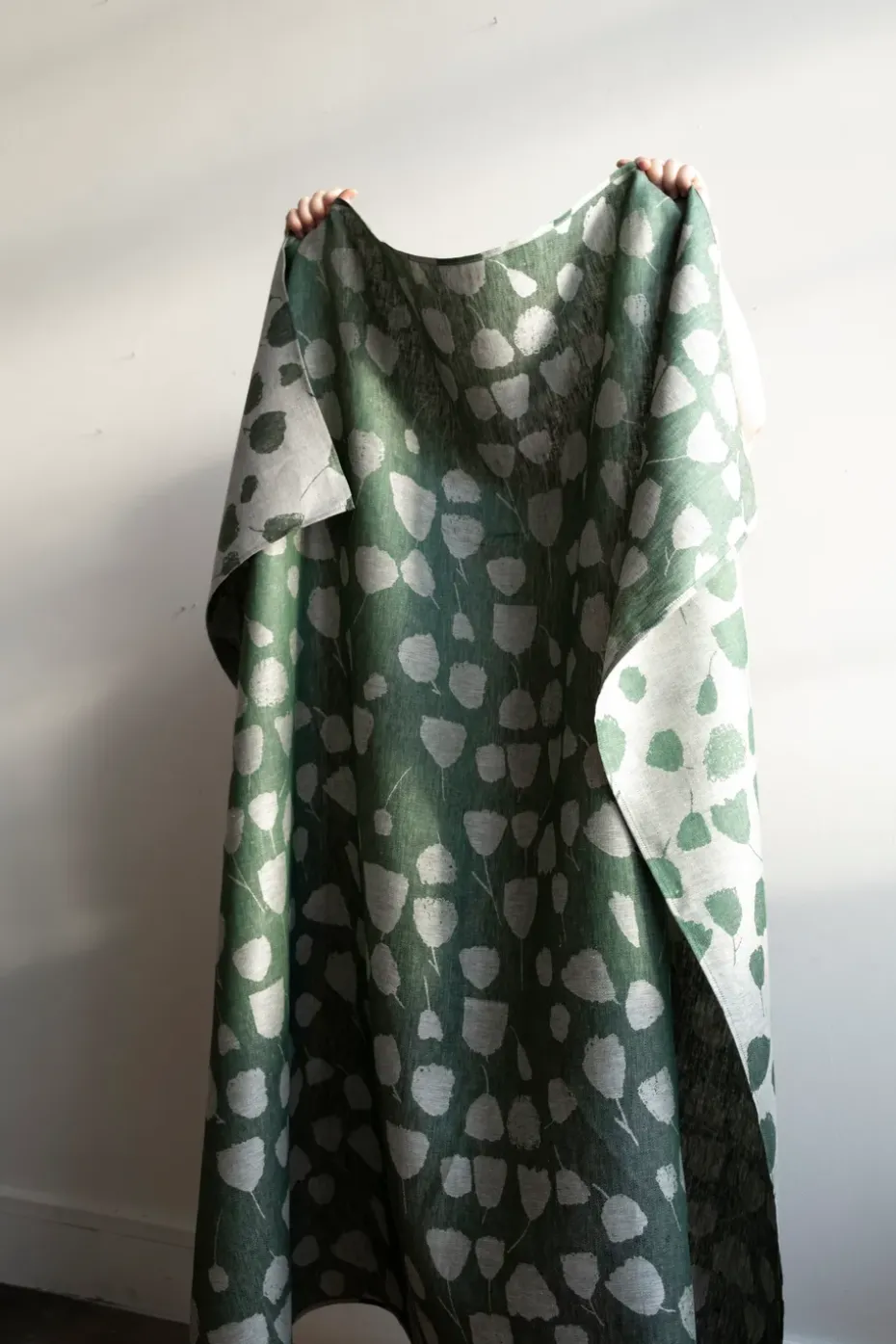 Tela Bouquet, Verde-off-white