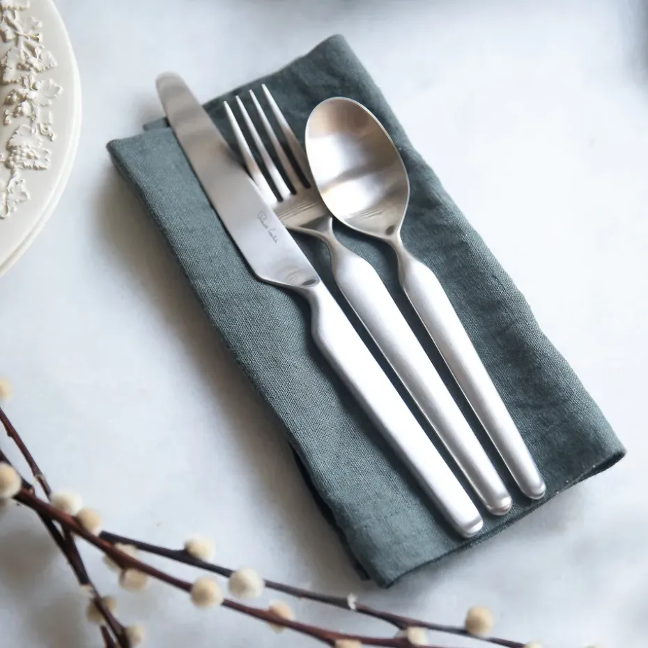 Tenedor de mesa Bergen mate, acero inoxidable