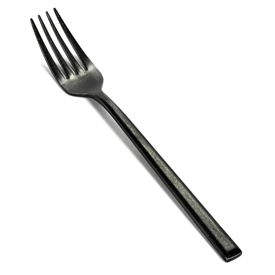 Tenedor de mesa Pure, negro