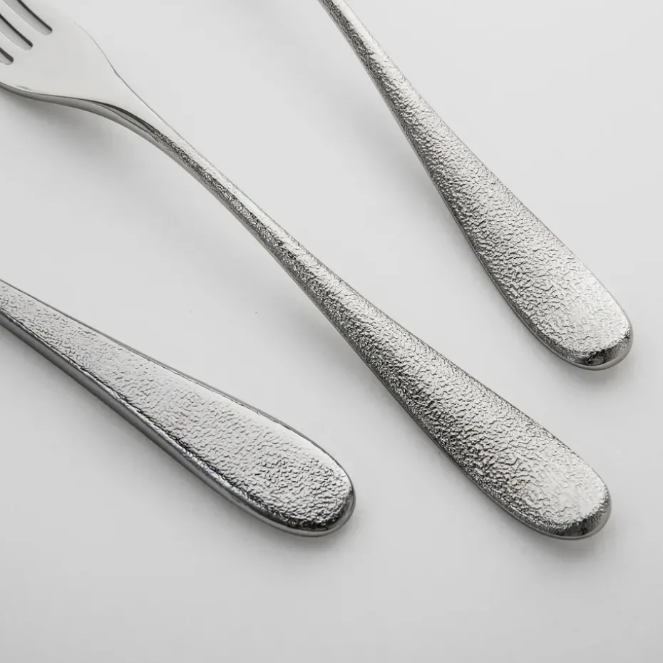 Tenedor de mesa Sandstone brillante, acero inoxidable