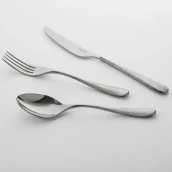 Tenedor de mesa Sandstone brillante, acero inoxidable