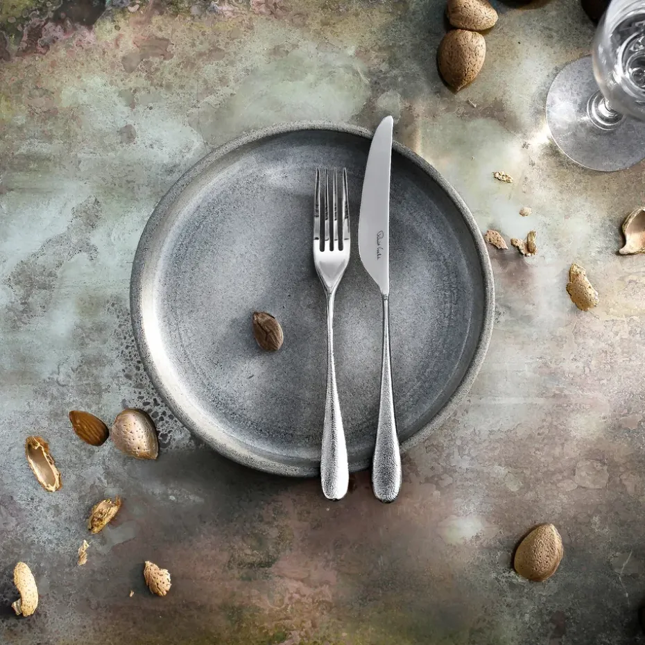 Tenedor de mesa Sandstone brillante, acero inoxidable
