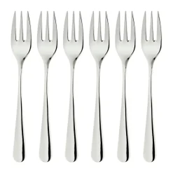 Tenedores de postre Classic 6-pack, Plata