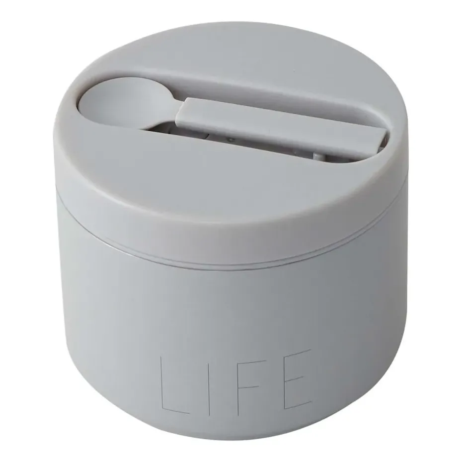 Termo pequeño Design Letters, Life-Grey