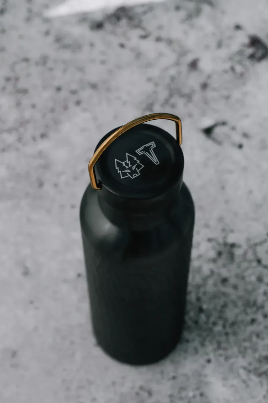 Termo SNÖRÖK 750 ml, Negro mate