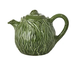 Tetera de cerámica Rice 1,6 L, Embossed kale design