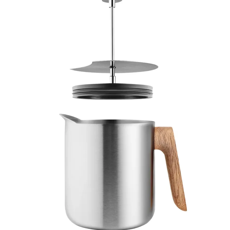 Tetera de émbolo Nordic Kitchen, acero inoxidable