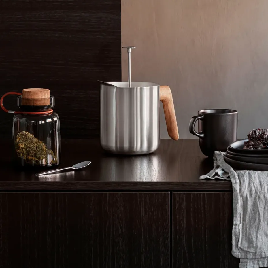 Tetera de émbolo Nordic Kitchen, acero inoxidable