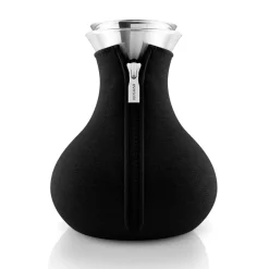 Tetera Eva Solo con funda tejida, negro