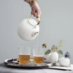 Tetera Hammershøi, blanco