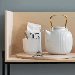 Tetera Hammershøi, blanco