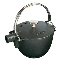 Tetera redonda Staub 1,15 L, negro