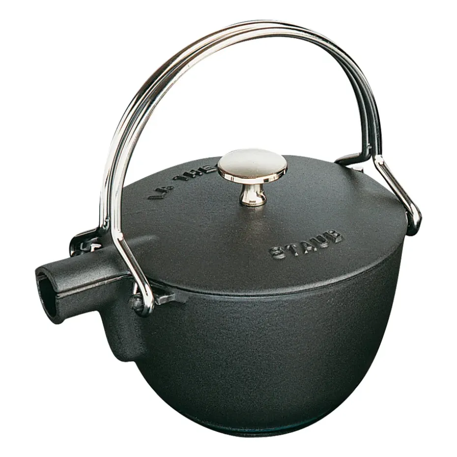 Tetera redonda Staub 1,15 L, negro