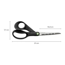 Tijeras de cocina Functional Form 21 cm, Negro