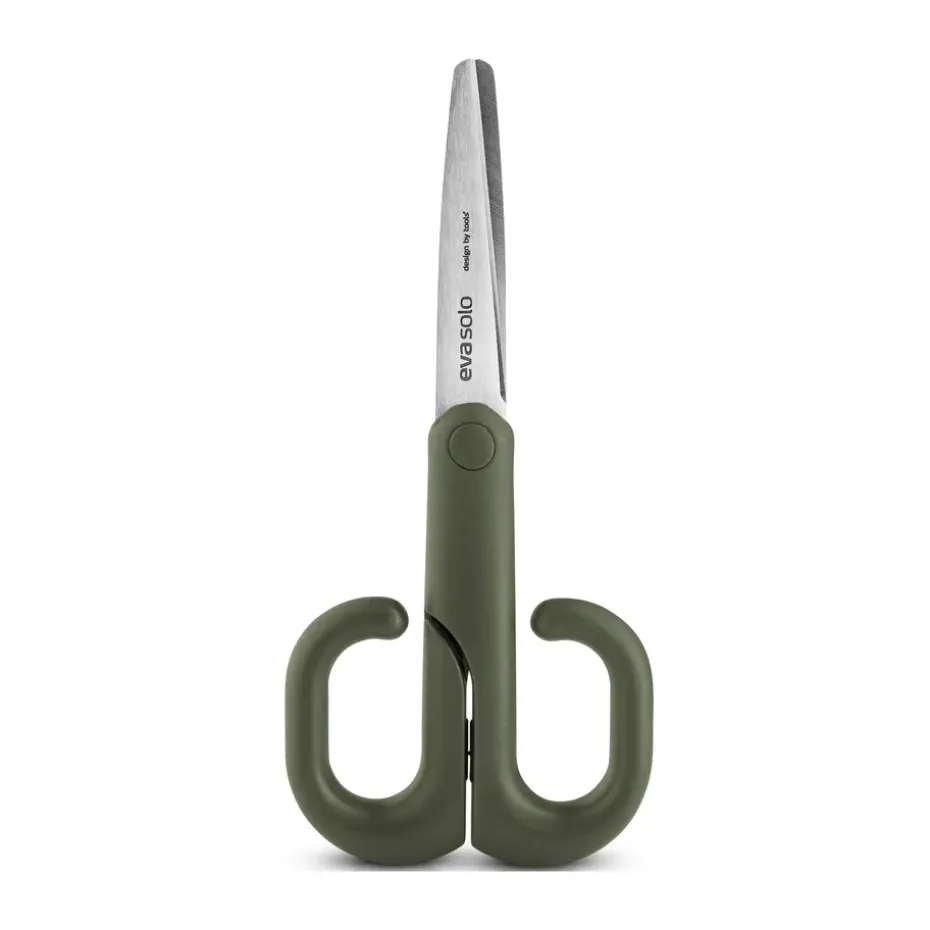 Tijeras redondeadas Green Tool de 16 cm, Verde