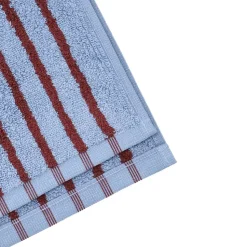 Toalla de baño Drift 70x140 cm, Azul-rojo