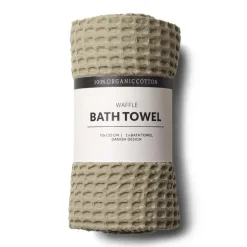 Toalla de baño Humdakin Waffle 70x135 cm, Oak