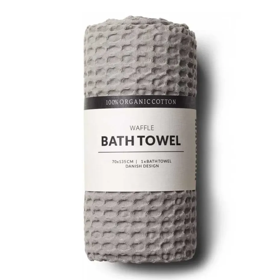 Toalla de baño Humdakin Waffle 70x135 cm, Stone