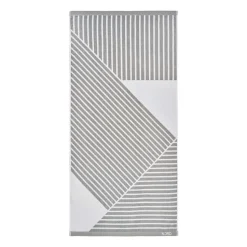 Toalla de baño Stripes 70x140 cm, gris