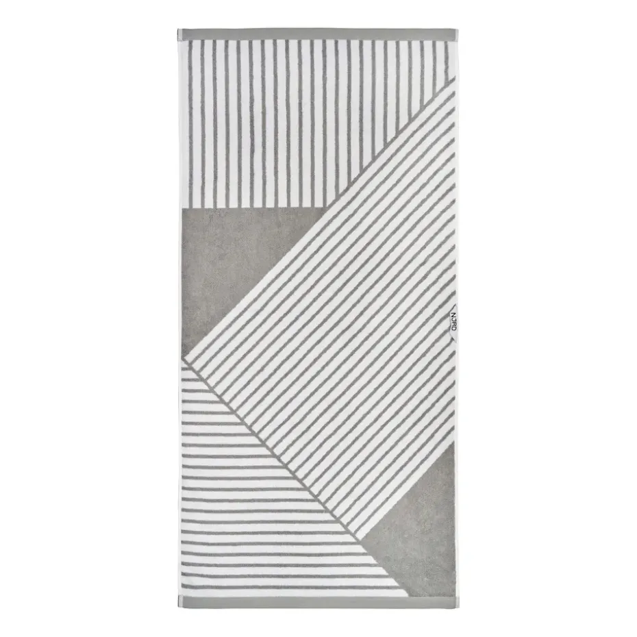 Toalla de baño Stripes 70x140 cm, gris