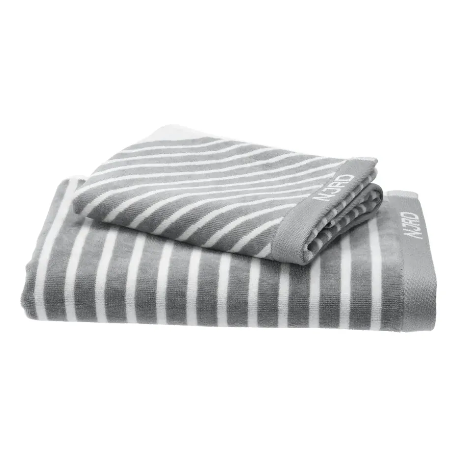 Toalla de baño Stripes 70x140 cm, gris