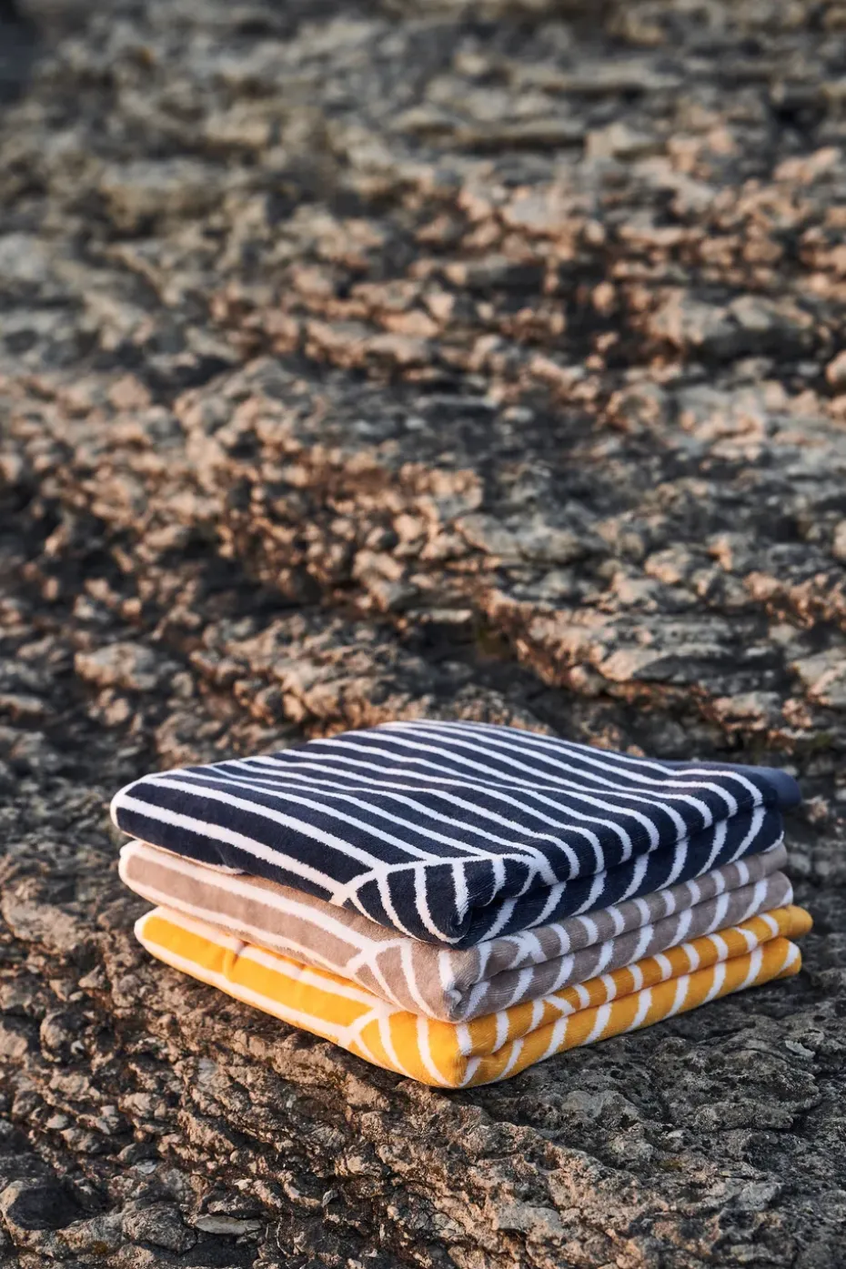 Toalla de baño Stripes 70x140 cm, azul
