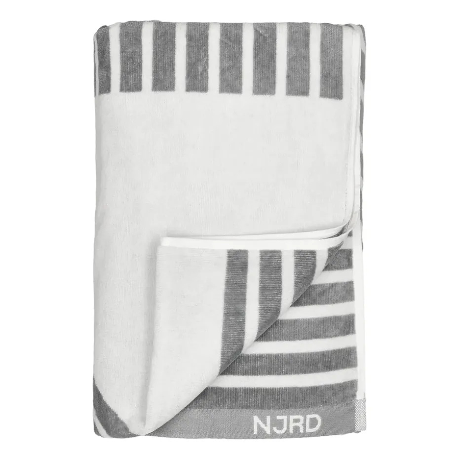 Toalla de baño Stripes 100x150 cm, Gris