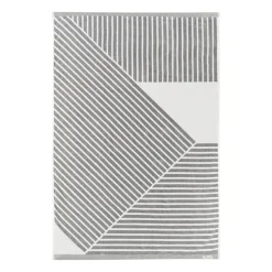 Toalla de baño Stripes 100x150 cm, Gris