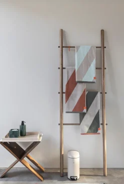 Toalla Diagonal, Mint, 70x133 cm