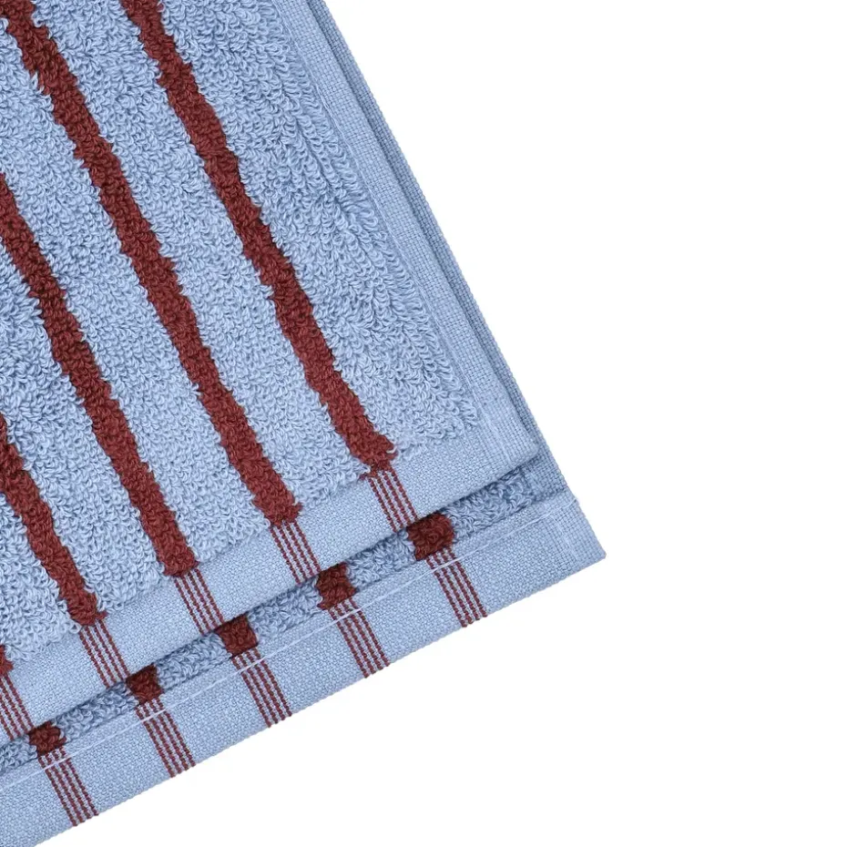Toalla Drift 30x50 cm, Azul-rojo