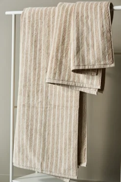 Toalla Drift 30x50 cm, Beige-blanco
