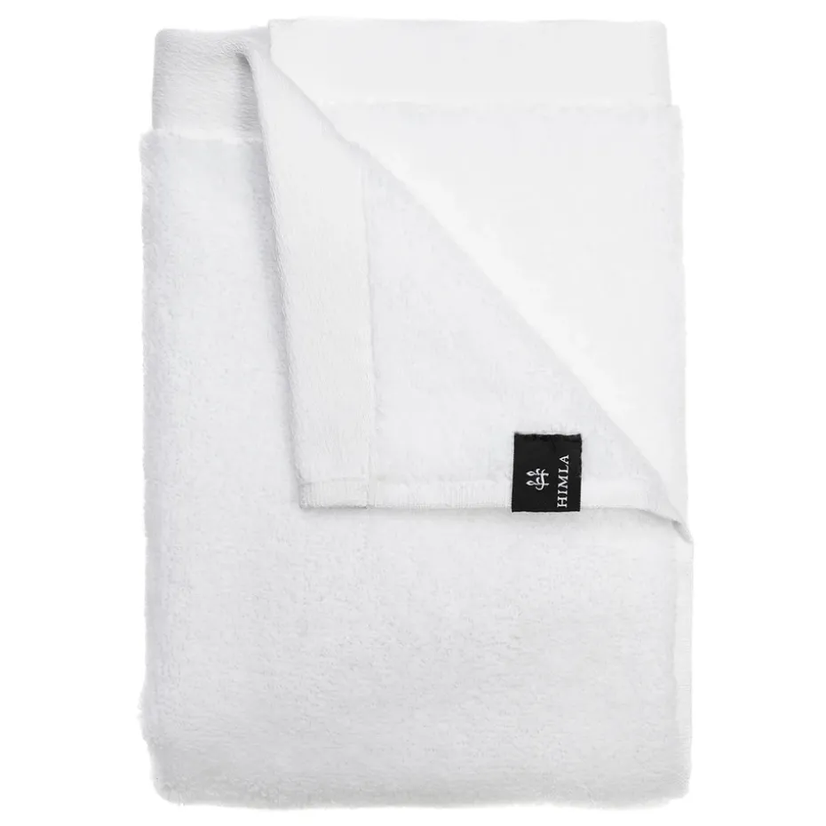 Toalla ecológica Maxime white, 70x140 cm